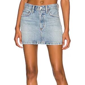 Agolde denim mini skirt